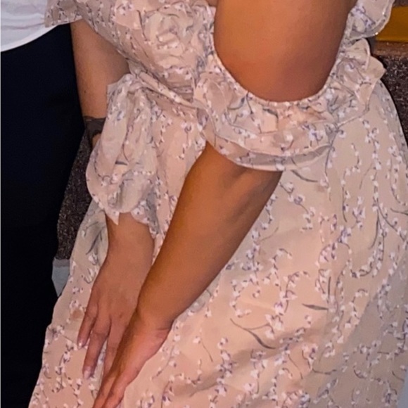 Selfies Leslie women’s Jazz Bardot neckline wide leg split jumpsuit - Picture 5 of 11